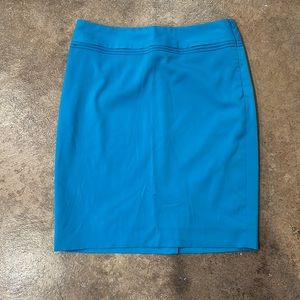 Turquoise The Limited Pencil Skirt